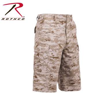 Long Length Camo BDU Shorts