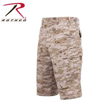 Long Length Camo BDU Shorts