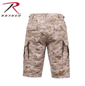 Long Length Camo BDU Shorts