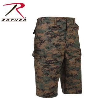 Long Length Camo BDU Shorts