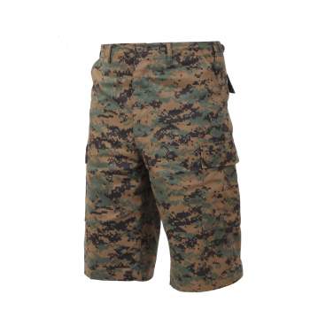 Long Length Camo BDU Shorts