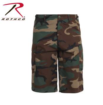 Long Length Camo BDU Shorts