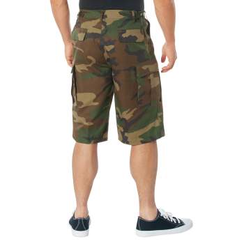 Long Length Camo BDU Shorts