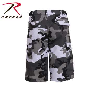 Long Length Camo BDU Shorts