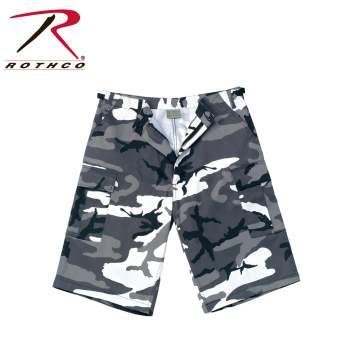 Long Length Camo BDU Shorts