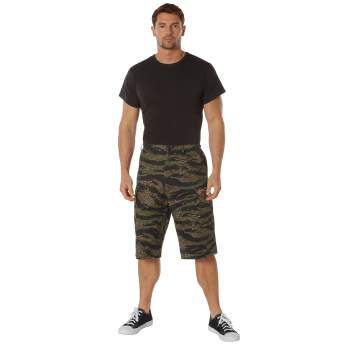 Long Length Camo BDU Shorts