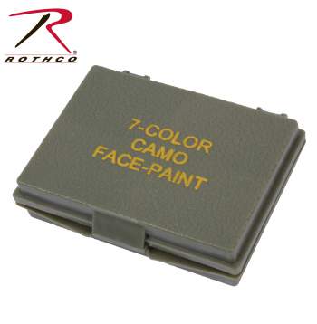 7 Color Camo Face Paint Compact