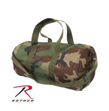 19" Camo Shoulder Duffle Bag