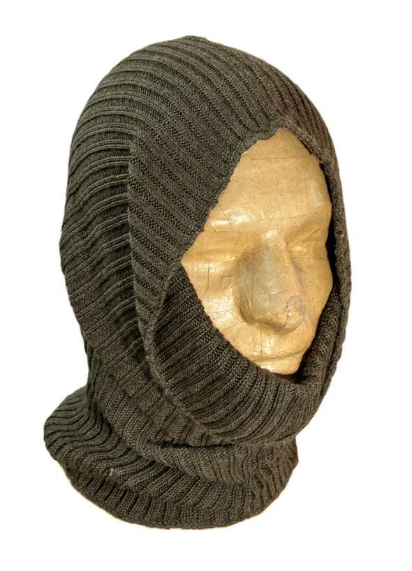 European French Knit Neck Gator Balaclava