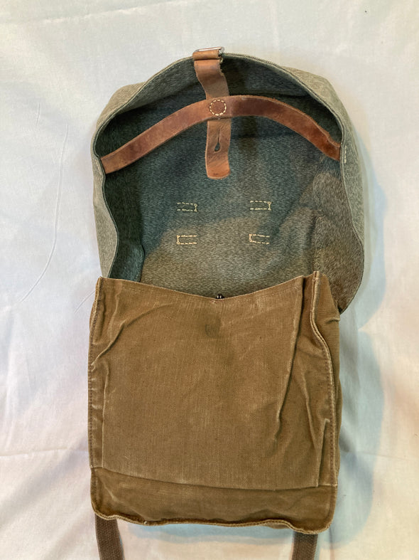 Vintage Swiss Bread Bag Satchel