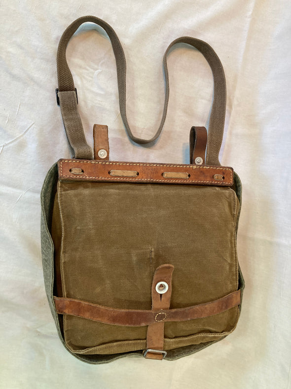 Vintage Swiss Bread Bag Satchel