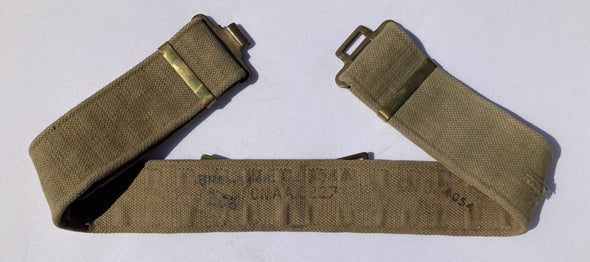 British P37 Web Equipment Waist Belt 1937 Pattern Web Equipment