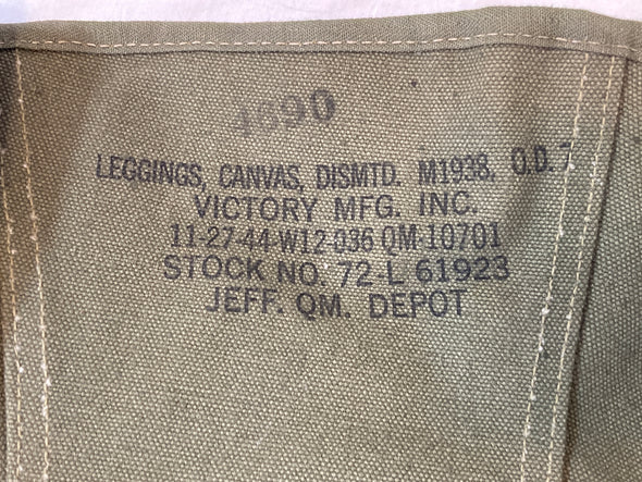 WW2 M-1938 Canvas Leggings