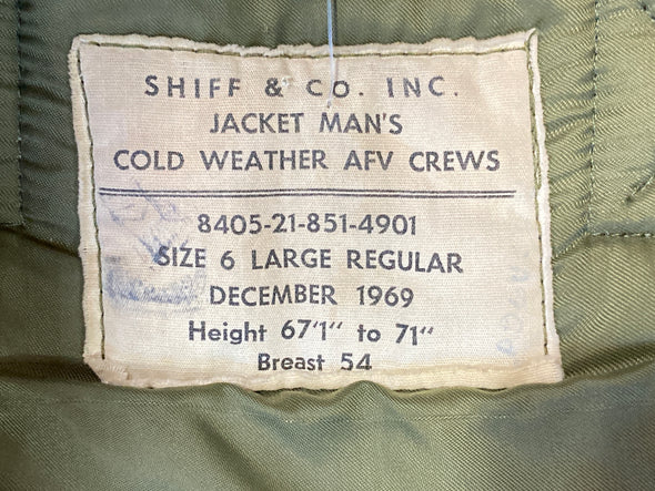 Epic Canadian 1960's Combat Vehicle Crew Cold Weather Jacket *Rare*