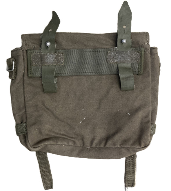 Vintage West German Bundeswehr Satchel Bread Bag