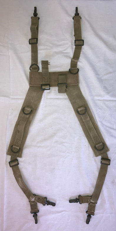 Vintage South African Defense Forces Web Equipment Suspenders