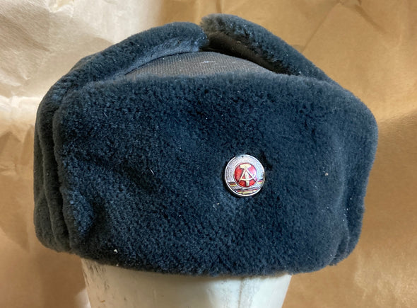 East German Army NVA Winter Cap with Flaps