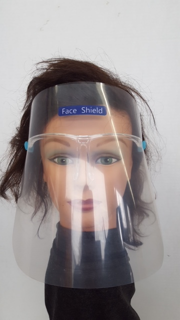 Full Face Shield with Glasses, New *Closeout*