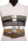 3 Web Dress Belts Grab Bag