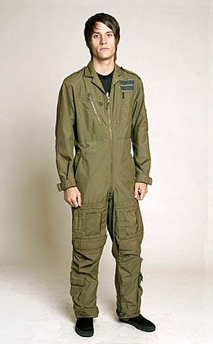 Vintage British Air Force Combat Helicopter Flight Suit