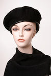 New U.S. Military Black Wool Beret Without Flash