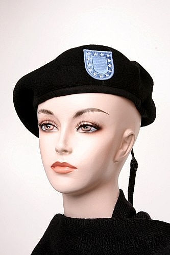 Military Wool Beret Us Army w-Flash