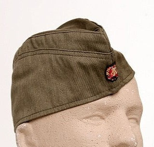 East German DDR Civil Defense Garrison Cap