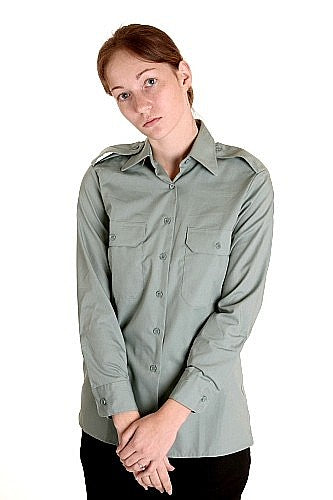 W  CF Work-Dress Officers Shirt LS