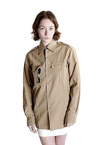 W  Italian Army Officer Shirt-New