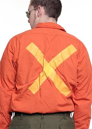 Orange Construction Shirt