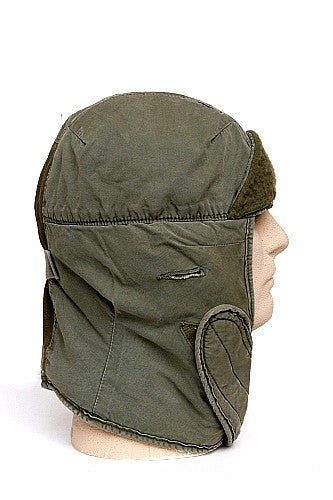 US Army OD Green Pile Cap Helmet Liner