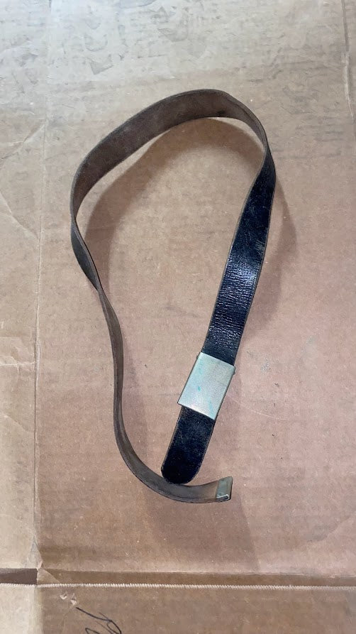 Vintage German Bundeswehr Leather Belt