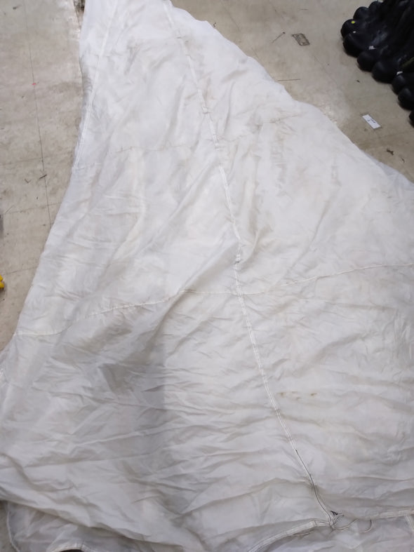 Vintage Military White Parachute Canopy