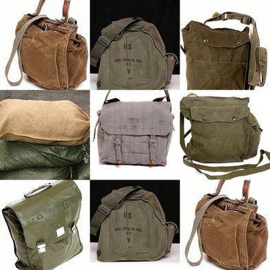 GRAB BAG: Assorted New & Used Military Surplus Haversack/Shoulder Bags *BULK LOT*