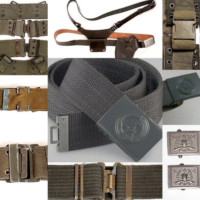 Military Surplus New & Used GI Web/Pistol Belt Grab Bag