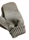 Yugoslavian Gray Knit Wool Mittens