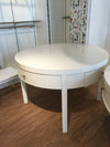 Large White Round Table