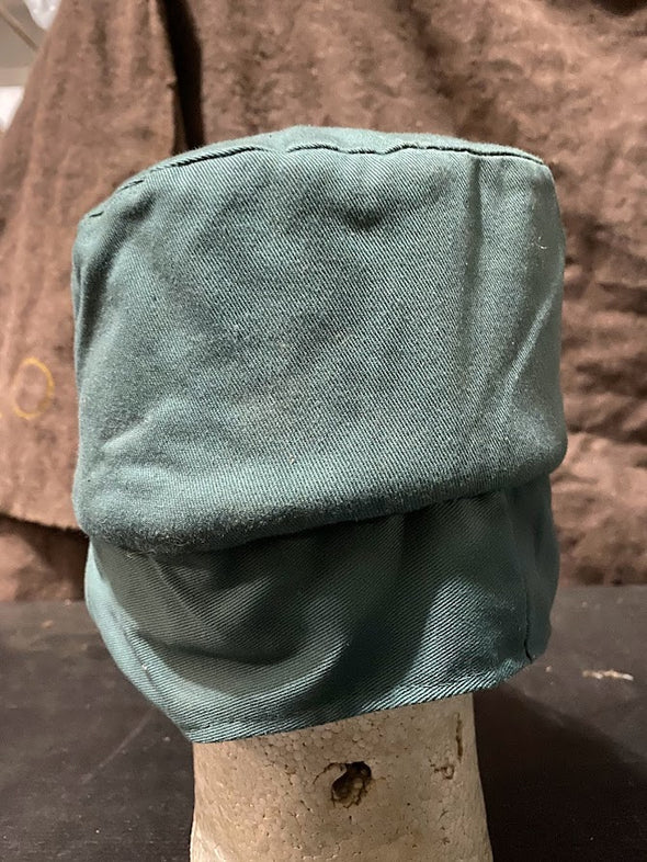 Vintage Quilted Hunting Cap With Flaps