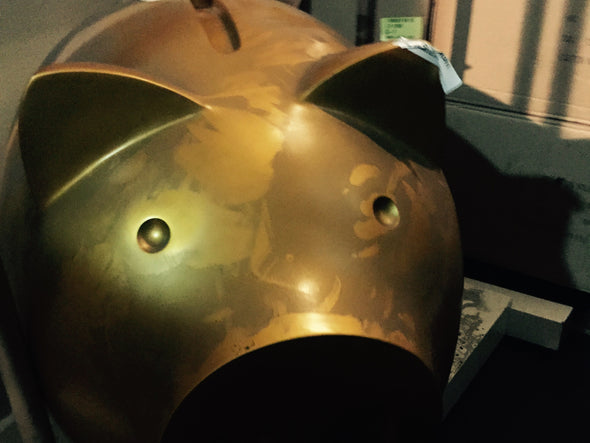 Giant Gold Pig