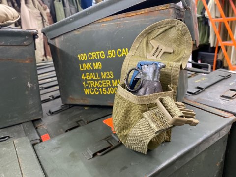 Single Frag MOLLE Grenade Pouch