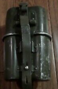 W. German Military Vintage 2 Piece Canteen Holder