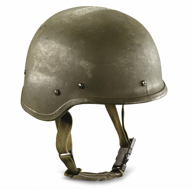 Vintage Italian Military SEPT2 Ballistic Kevlar® Helmet