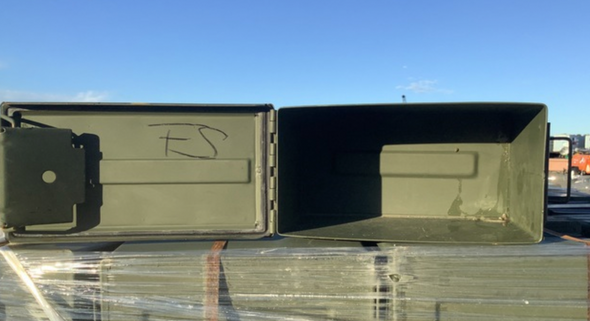 Authentic US Military 50 Cal Ammo Can