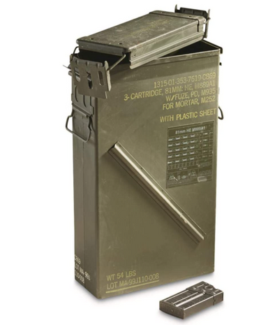 Authentic US Military 81MM Motar Ammo Can - Currently OUT OF STOCK