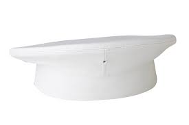 USMC White Vinyl Officers Cap Cover