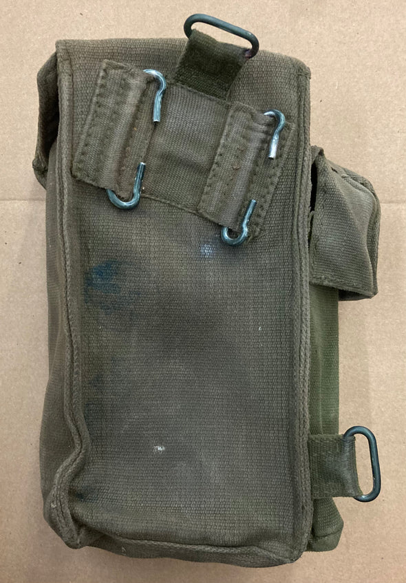 Vintage British P58 Web Equipment Right Side Ammunition Pouch