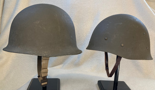 Original French M51 Steel Pot Helmet w/ Liner