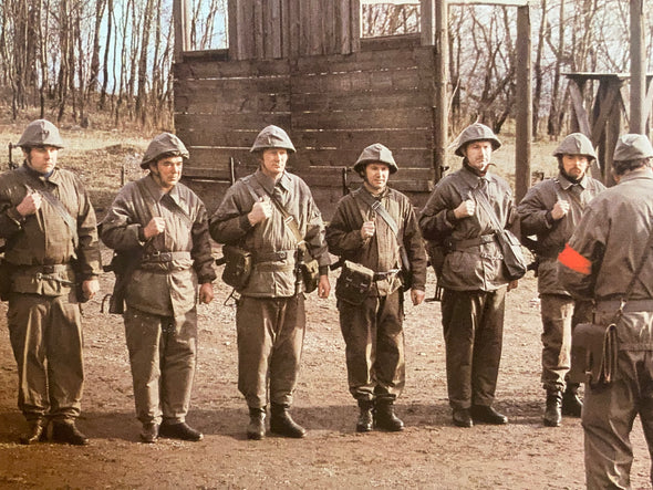 East German DDR Kampfgruppen Helmet Cover Hood