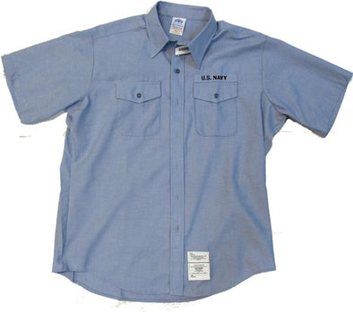 US Navy Chambray Utility Work Shirt