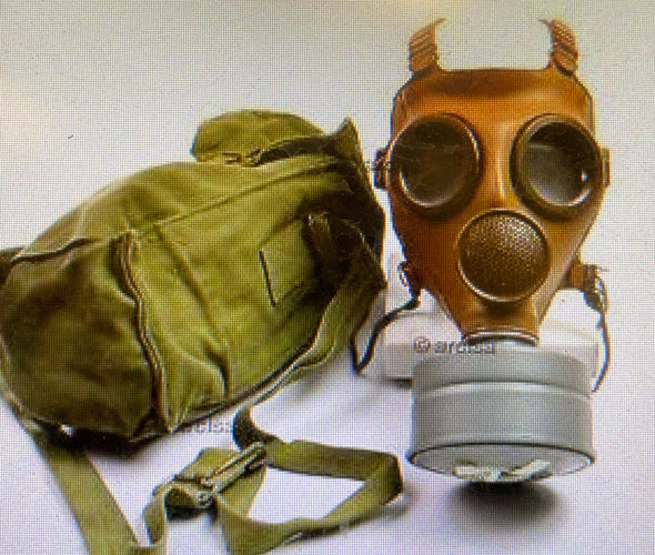 Belgian M51 Gas Mask with Filter & Carrier